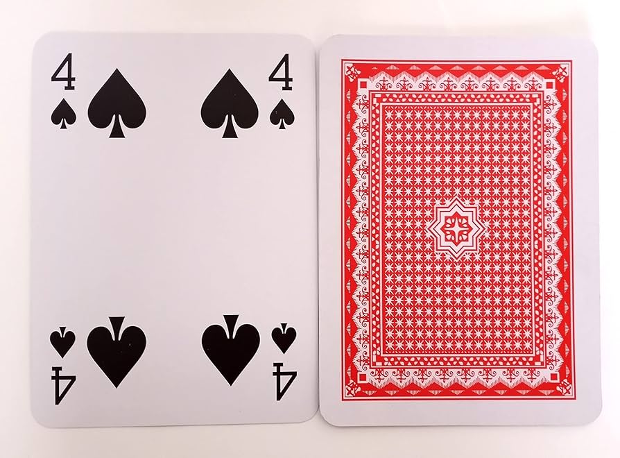 Giant Playing Cards 8*11 || لعبة جنجفة كروت لعب ضخمة ٨*١١ انش