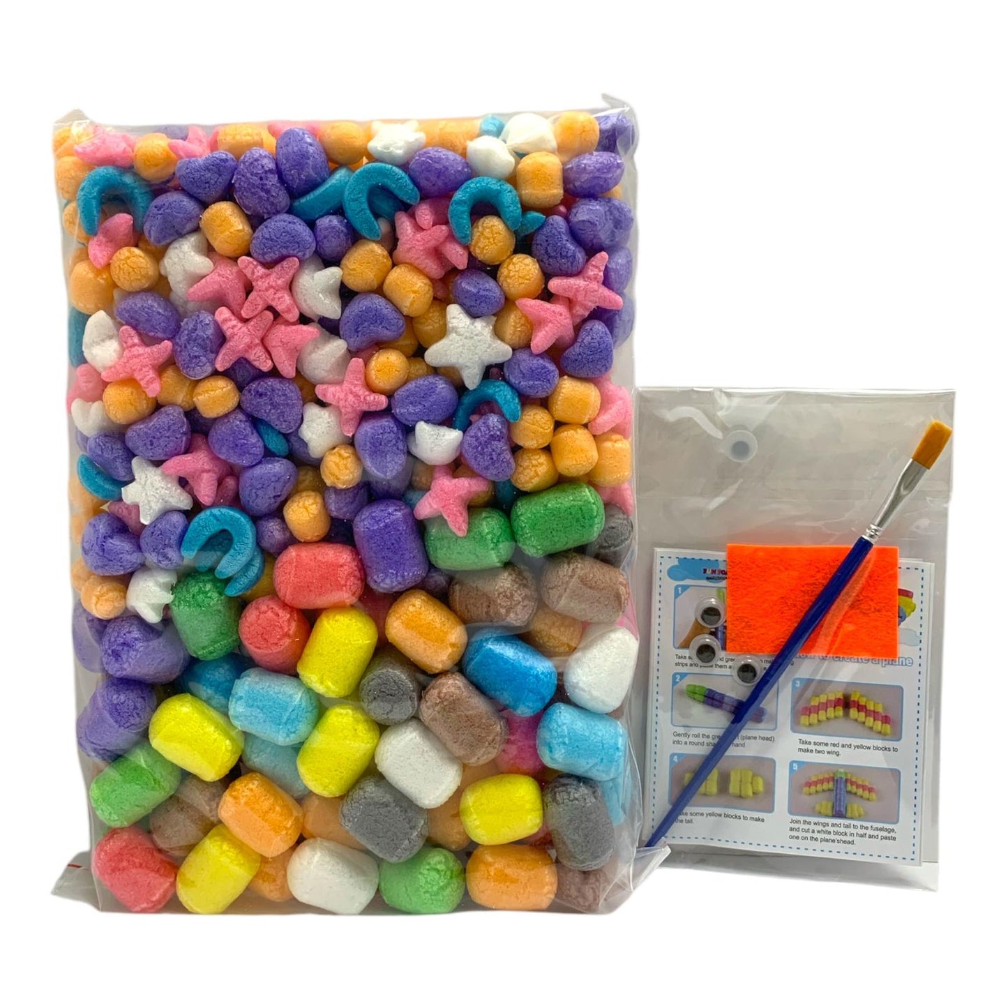Fun Foam Corn 350 Pcs #2 || لعبة تركيب بف الذرة ٣٥٠ حبة #٢