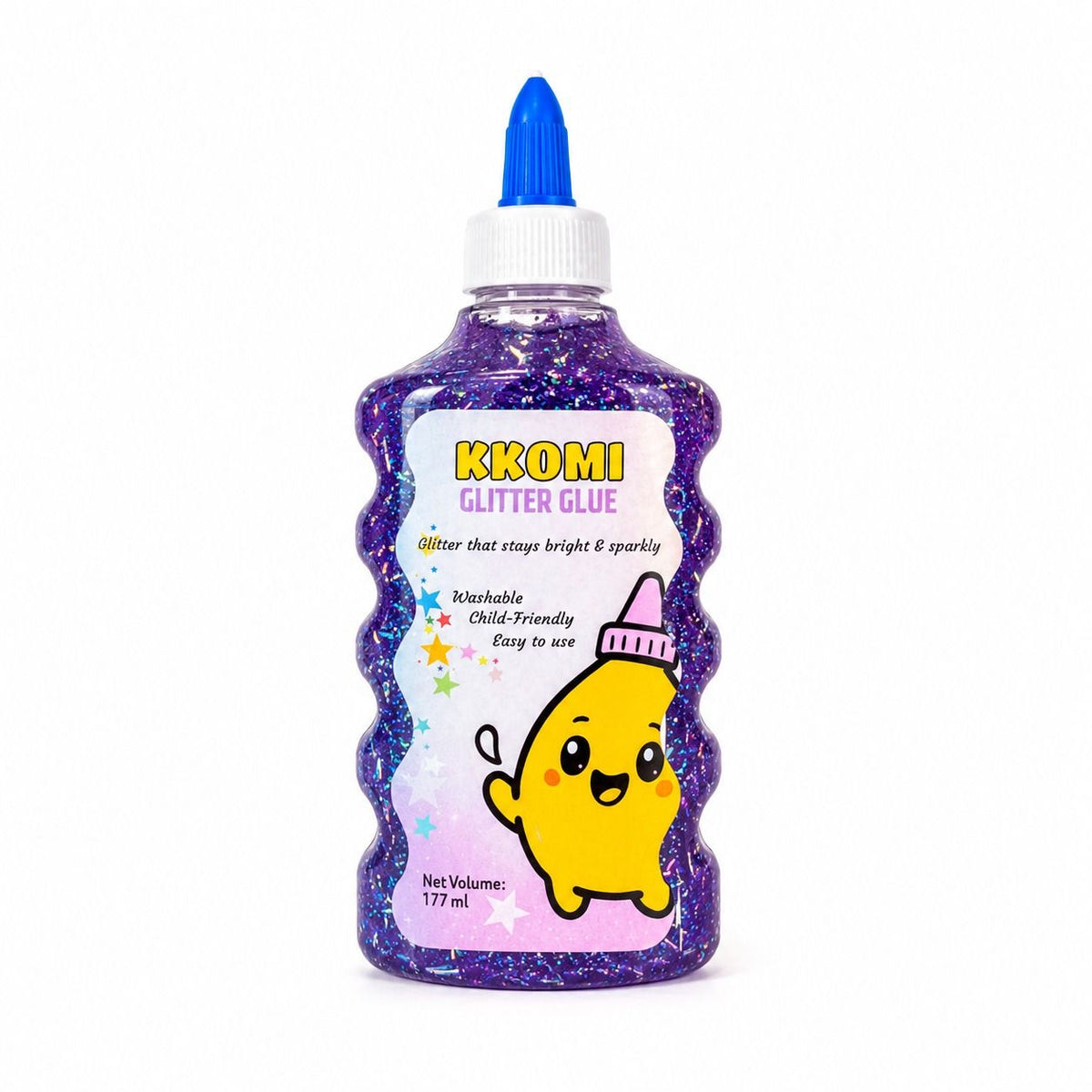 Kkomi Glitter Glue 177 ml - Purple