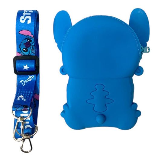 Stitch Bag 13 Cm Blue || جنطة ستيتش جانبية ١٣ سم لون ازرق