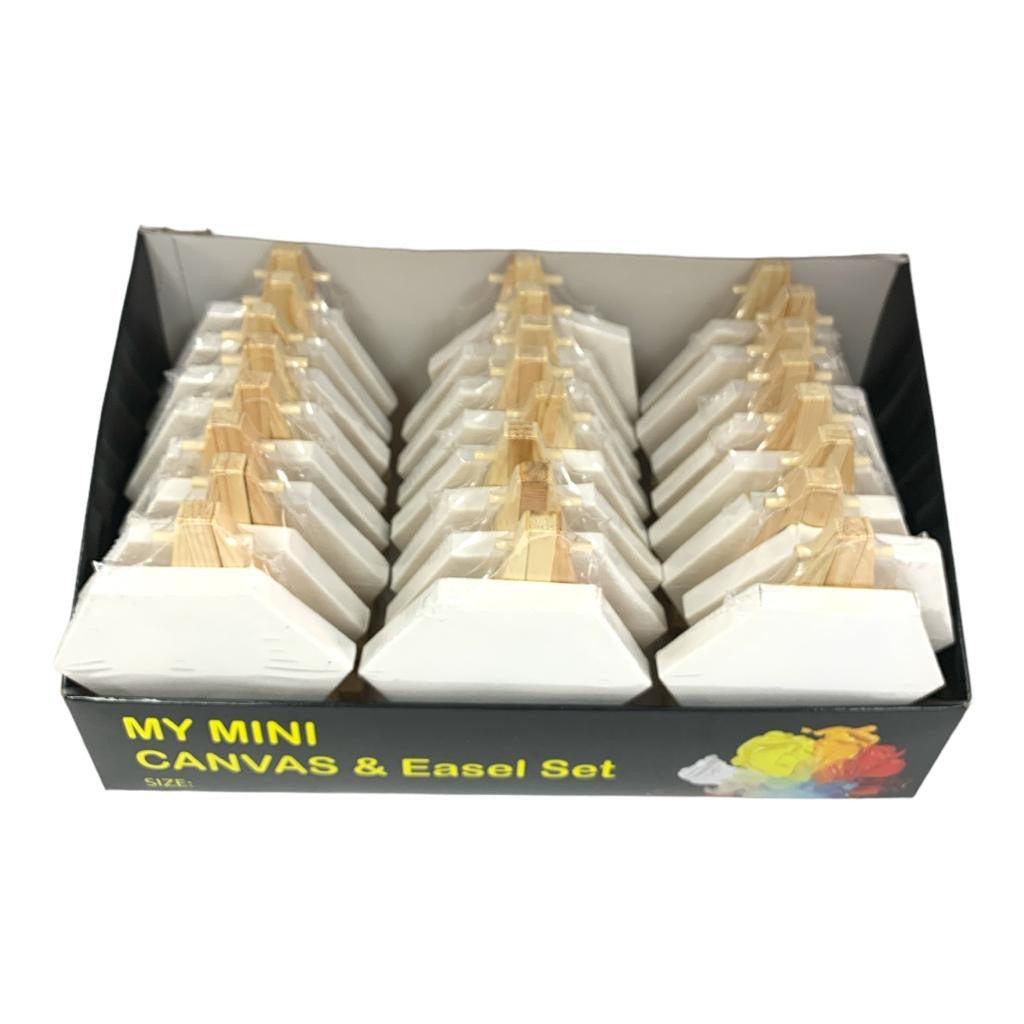 Hexagon Canvas Set 10 cm 24 pcs || مجموعة لوحات رسم كانفاس سداسي ١٠ سم ٢٤ حبة