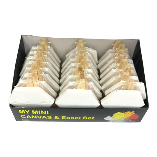 Hexagon Canvas Set 10 cm 24 pcs || مجموعة لوحات رسم كانفاس سداسي ١٠ سم ٢٤ حبة