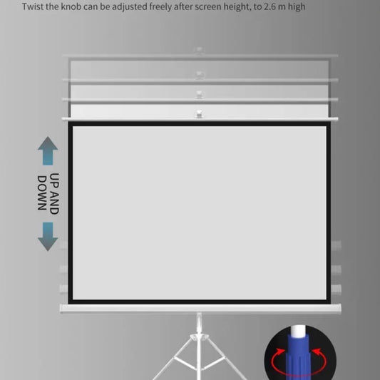 SMQ Tripod screen projector size 150c x150c || شاشة عرض بروجكتور مع ستاند مقاس ١٥٠*١٥٠ سم