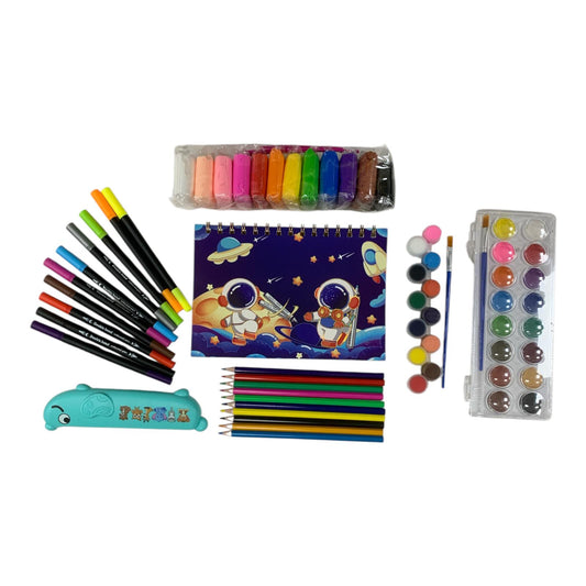 Astronaut Coloring Backpack || شنطة التلوين شكلٍ الفضائي