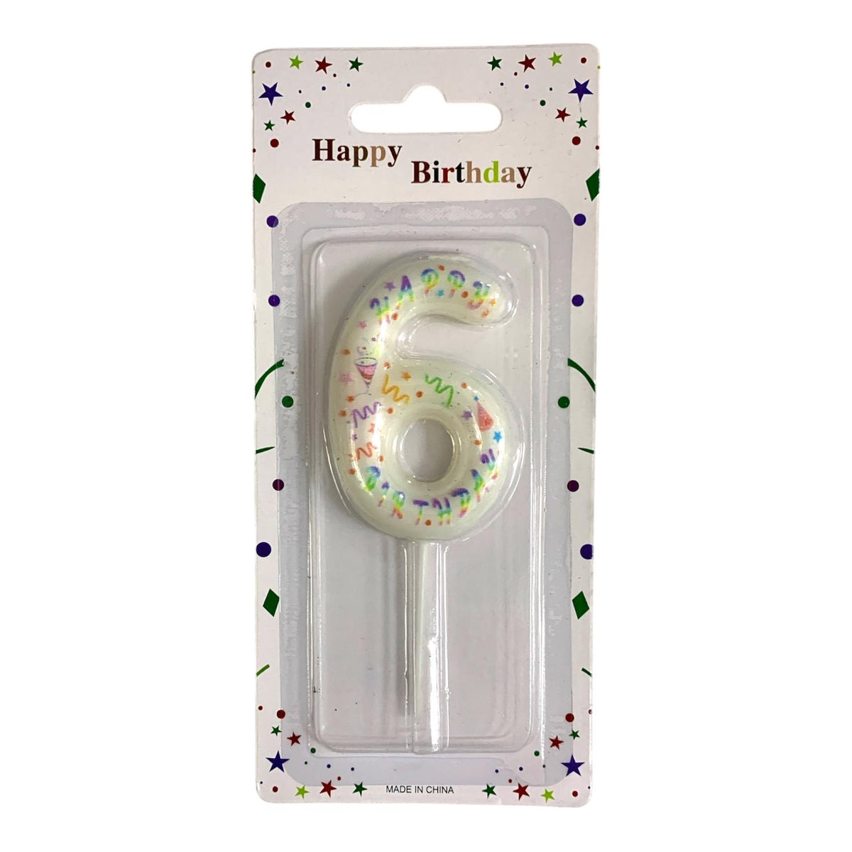 Birthday Candles Confetti from 0-9 || شموع اعياد ميلاد موديل كونفيتي من ٠-٩