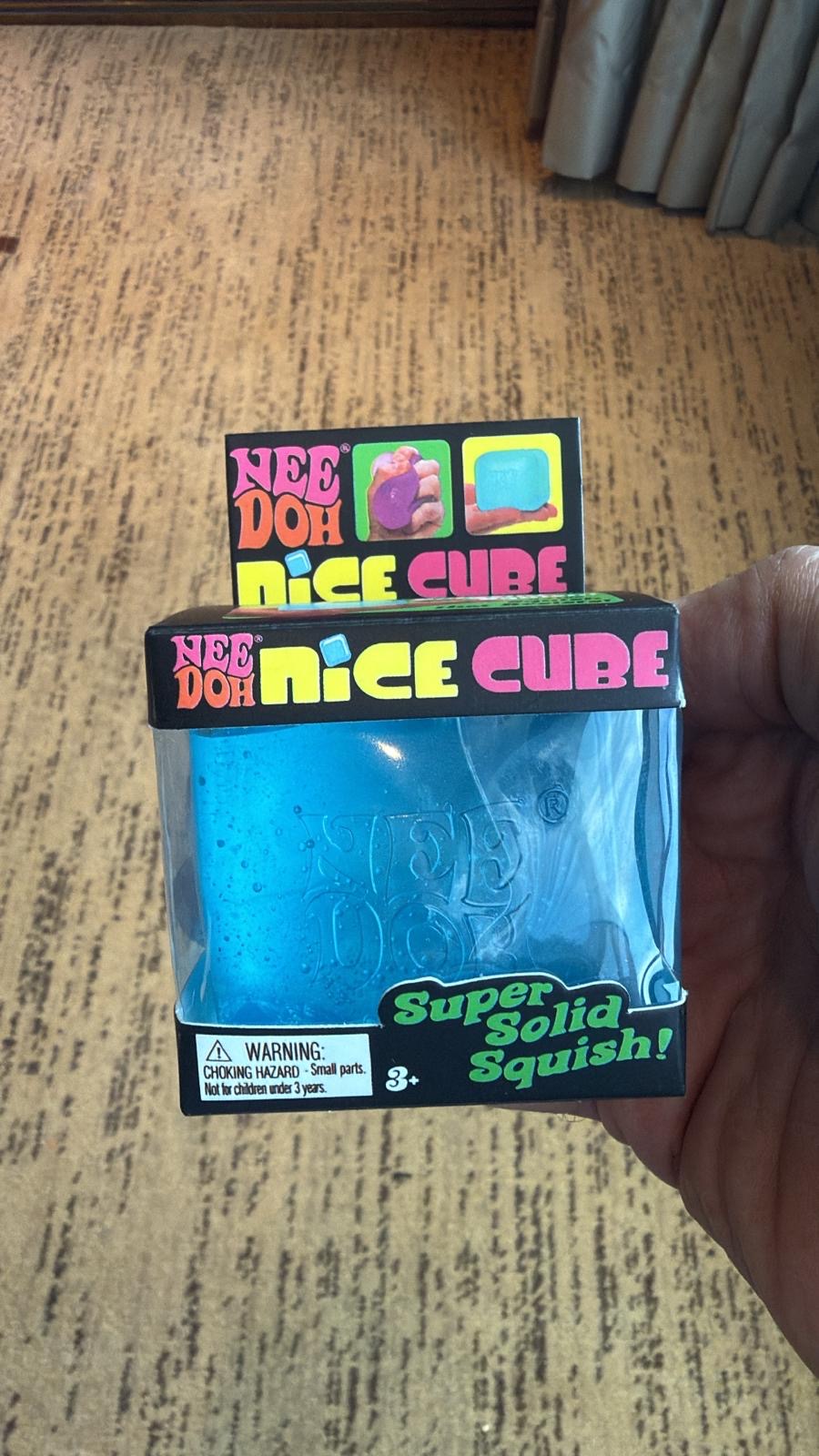 Needoh Squishy Cube Blue || نيدو سكيوشي مكعب ازرق