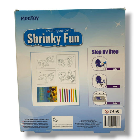 Mogtoy Create Your Own Shrinky Fun || لعبة شخصيات الشرينك