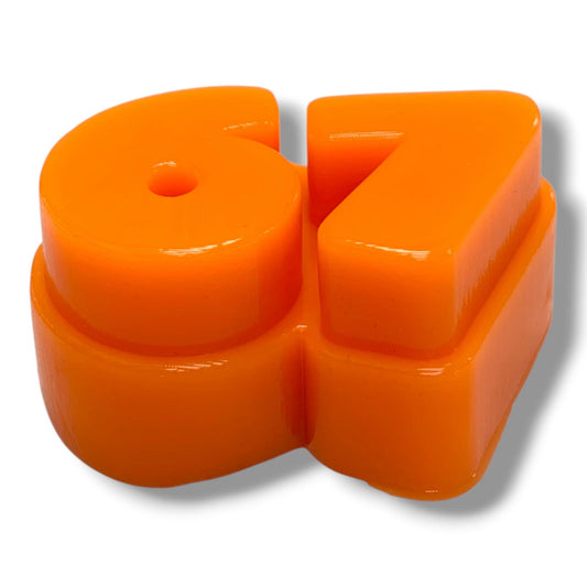 Needoh Squishy Six Seven Orange || سكوشي نيدو 67 برتقالي