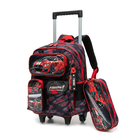 14" Trolley Backpack 2PCS FORCA4 TWINS || شنطة ترولي 14 انش 2 قطعه سيارات توينز