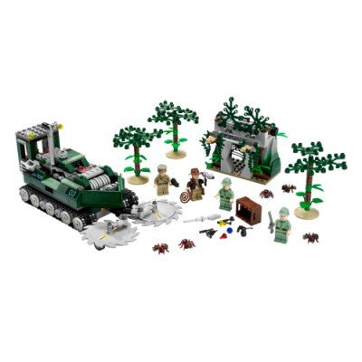 Lego Jungle Cutter || ليقو انديانا جونز قطع الغابة