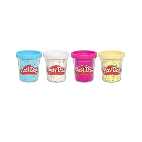 Play-Doh Sparkle Compound 4-Pack || مجموعة طين صلصال بلاي دوه ٤ لون سباركل