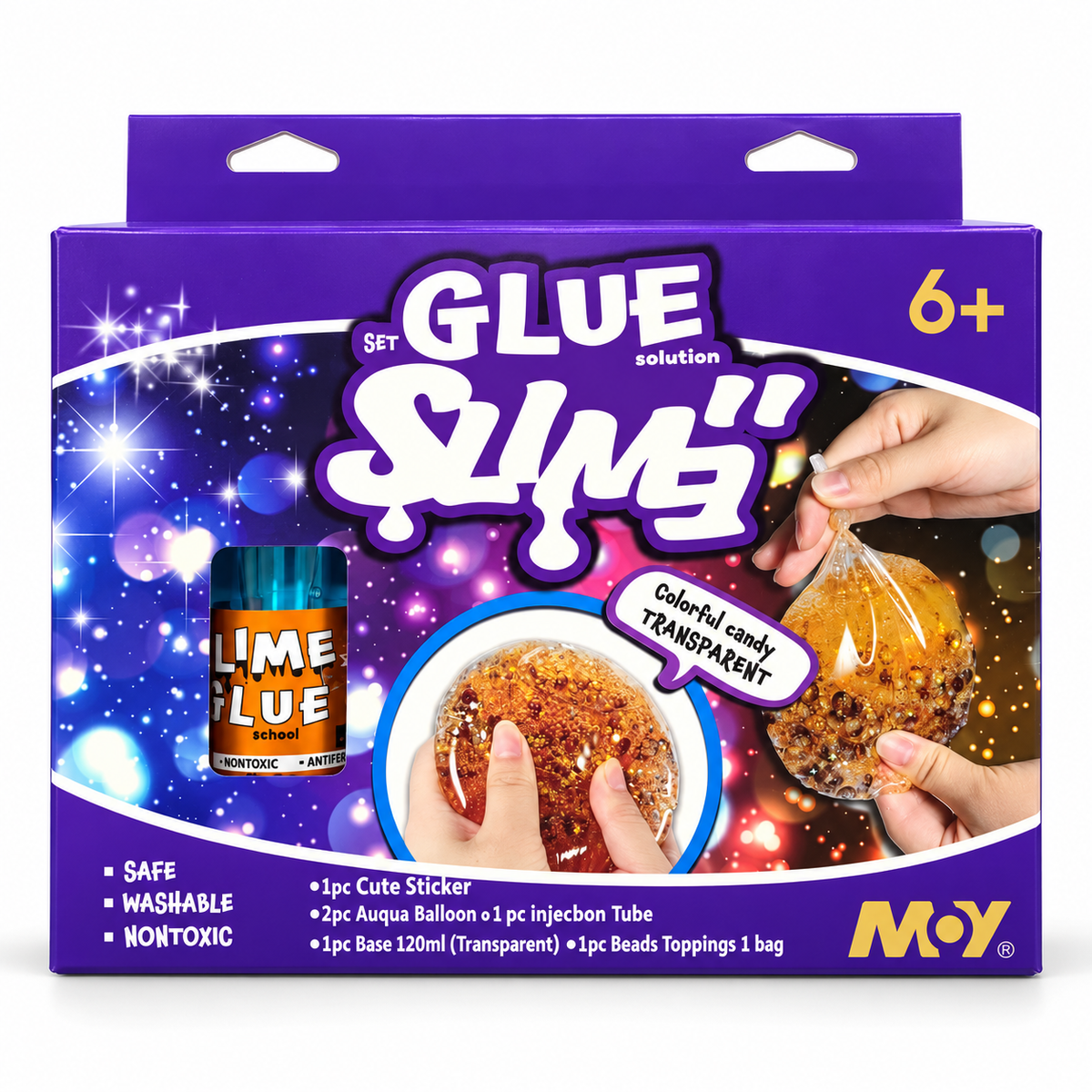 M&Y Galaxy Slime Glue Kit || مجموعة غراء سلايم جالكسي إم آند واي