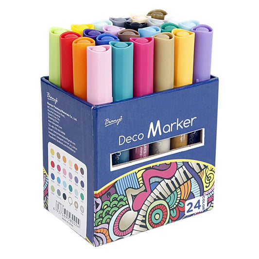 Acrylic Color Markers 24 Set || الوان اكريليك ماركر ٢٤ لون