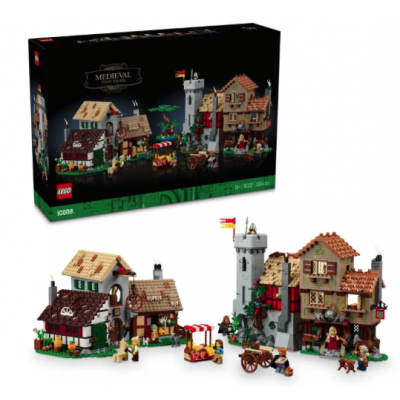 Lego MEDIEVAL TOWN SQUARE || ليقو ساحة البلدة في العصور الوسطى