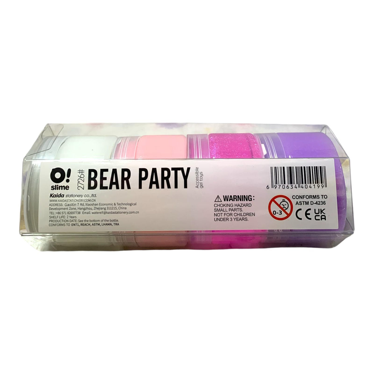 Bear Party Water Elf Slime 4 Pcs || بير بارتي سلايم 4 قطعه