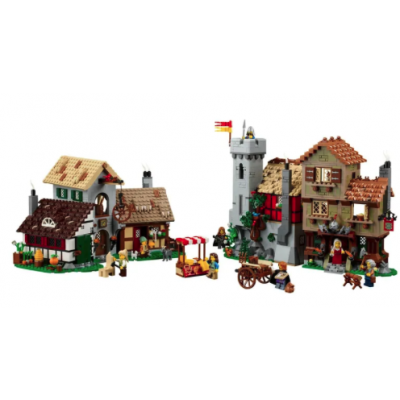 Lego MEDIEVAL TOWN SQUARE || ليقو ساحة البلدة في العصور الوسطى