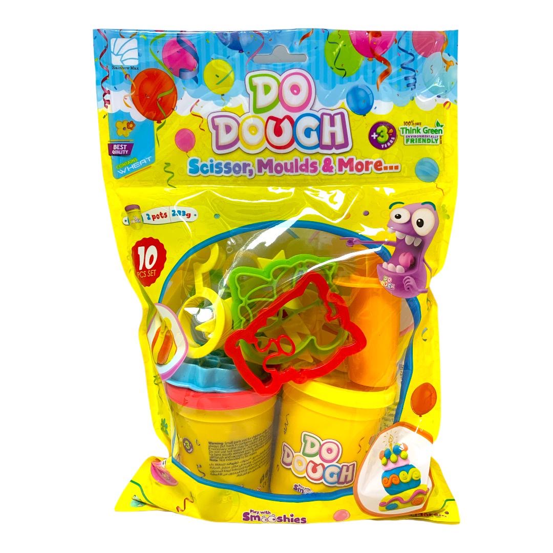 Do Dough 10 Pc Set Scissors Moulds and More || لعبة طين صلصال دو دوه ١٠ قطعة