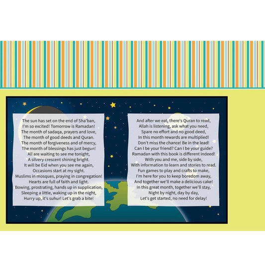 Ramadan Crescent Kids Activity Book English || دفتر نشاطات هلال رمضان للاطفال انجليزي