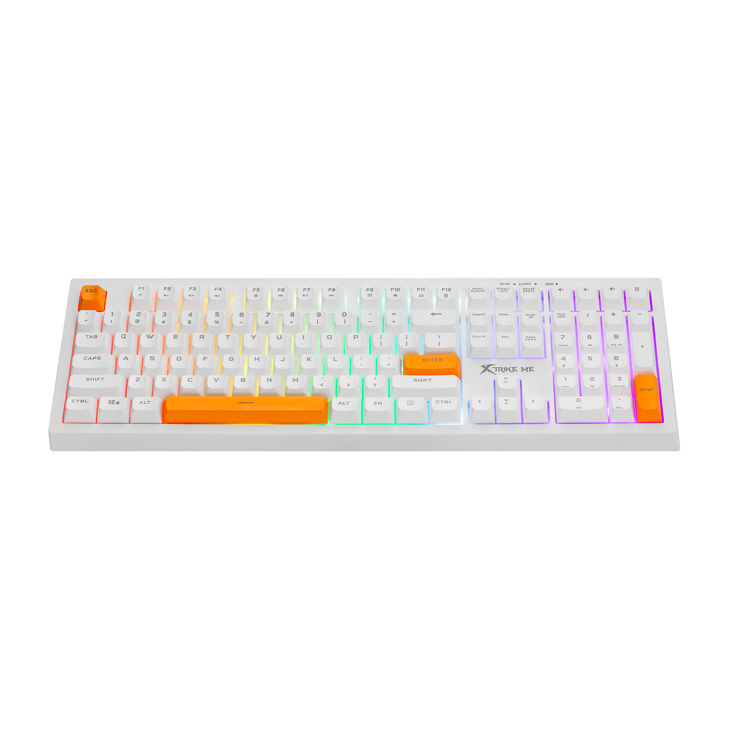 Xtrike Me Gaming Keyboard XT-KB-512 WH || اكس سترايك مي كي بورد للقيمينق