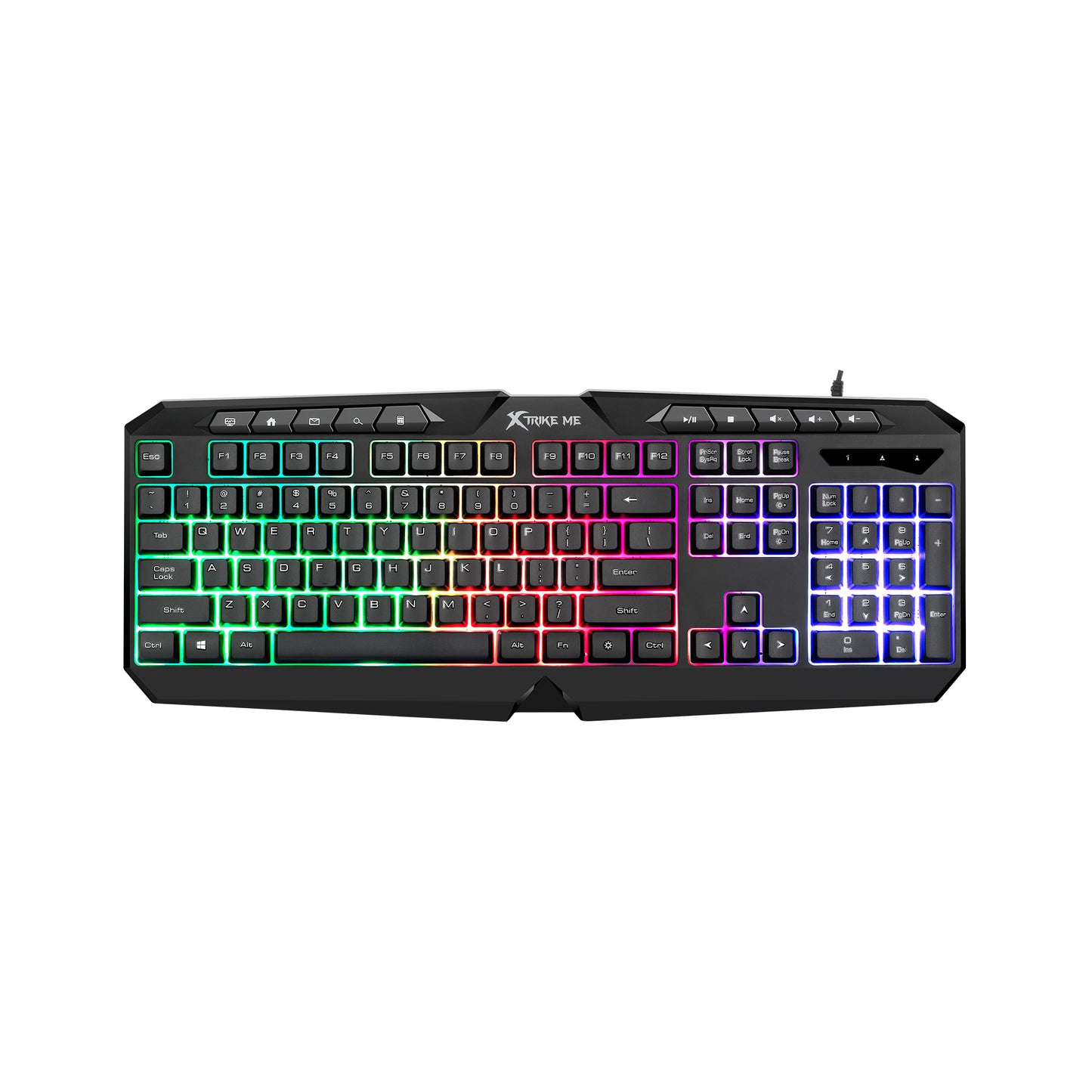 XTRIKE ME XT ME CMX-410 EN Wired 4in1 gaming combo || باكيج اكس سترايك 4 قطعة