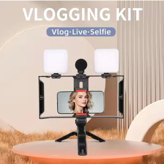 SMQ 6 in1 Tripod Holder Vlogging Kits Live Selfie MY-7162 || اس ام كيو 6*1 مجموعات تصوير الفيديو و السيلفي المباشرة