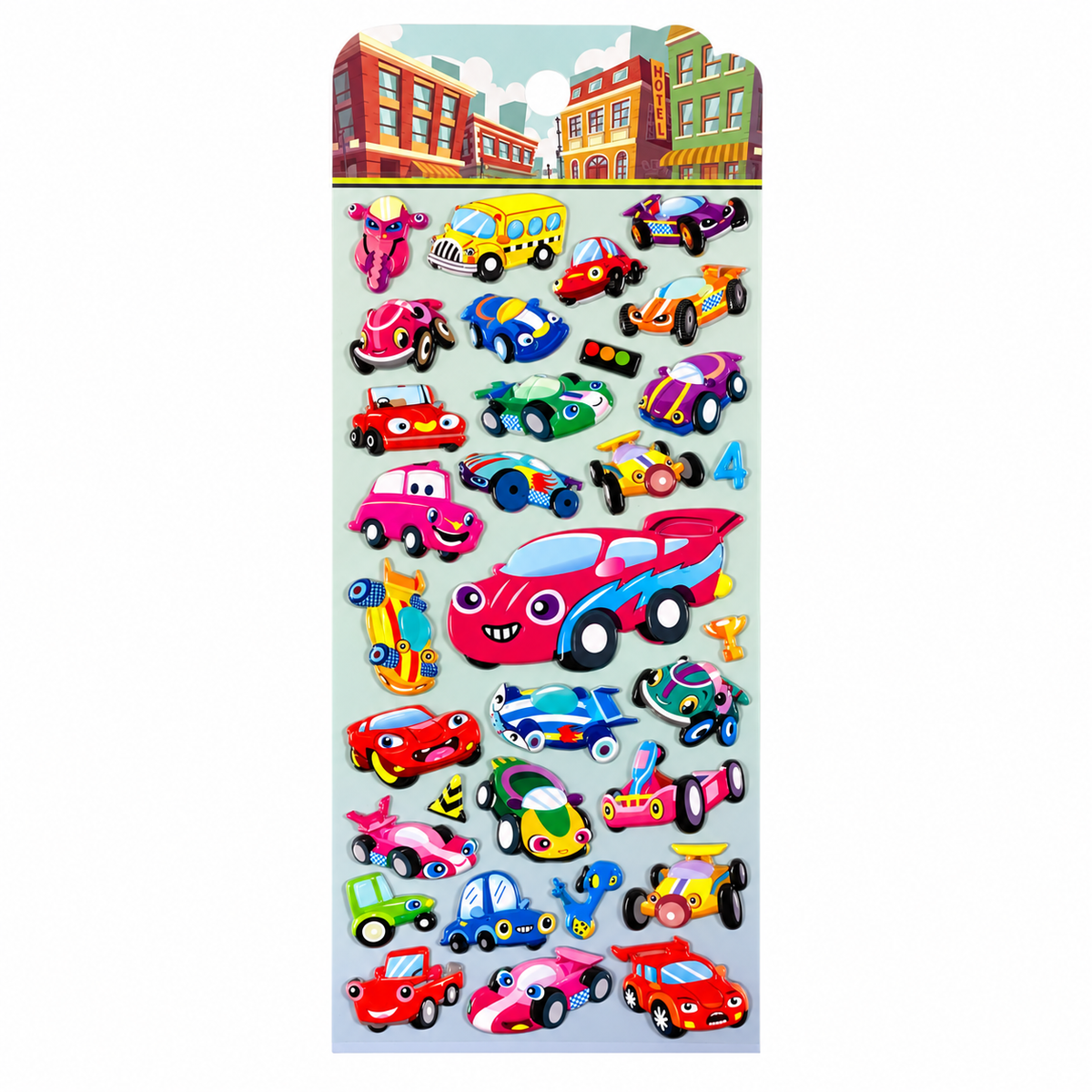 A&T Embossed Stickers Vehicles #9 || ستيكرات بارزة اي اند تي سيارات #9