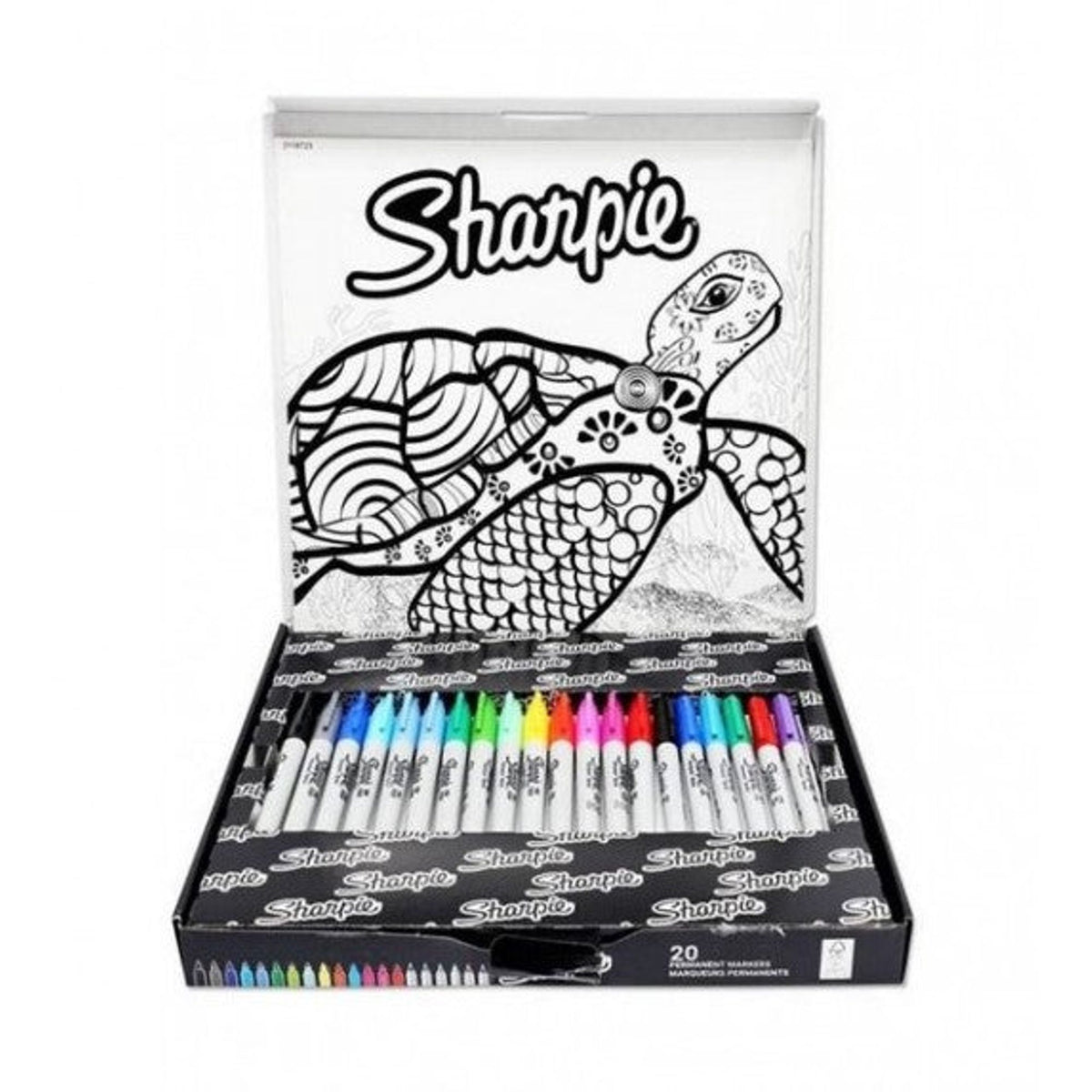 Sharpie special edition box of 20 permanent markers || الوان ماركر شاربي 20 لون