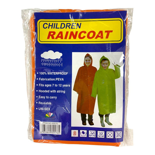 Orange Rain Coat for Kids || جاكيت خاص للمطر للاطفال لون برتقالي