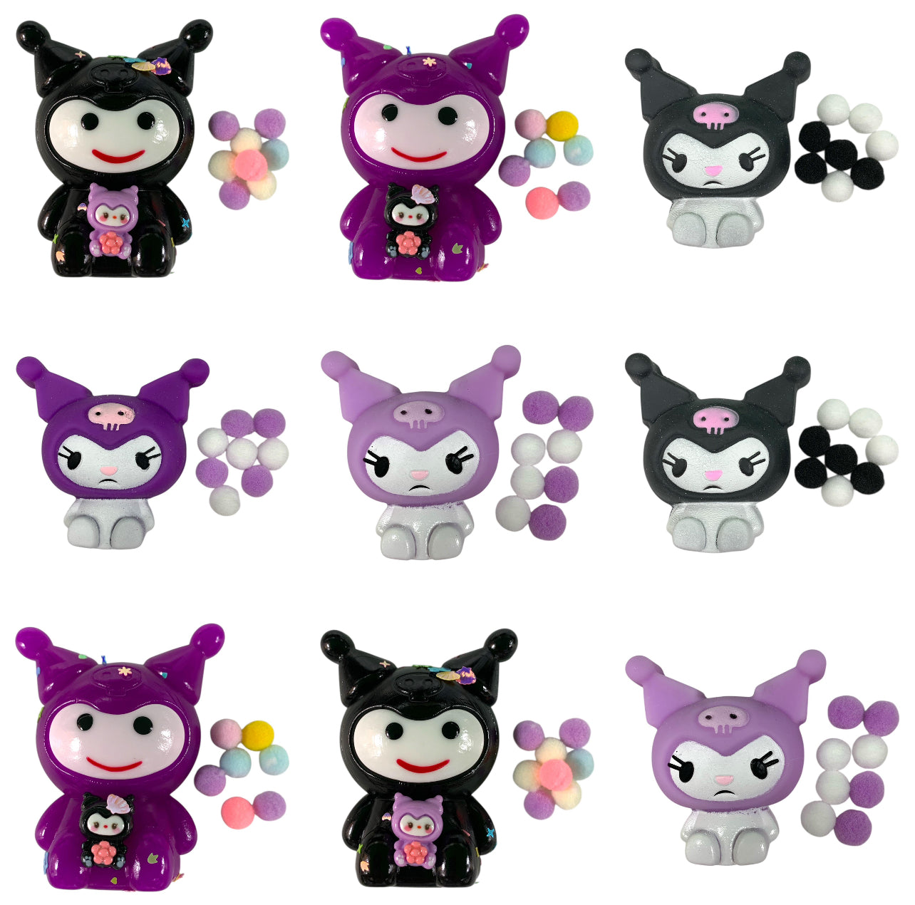 Kuromi Squishy Assorted Models || سكويشي كورومي موديل متنوع