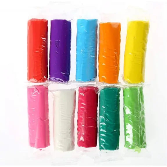 Faber Castell Modeling Clay Bucket 10 Colors 500 gram || طين صلصال فيبر كاستل ١٠ لون ٥٠٠ جرام