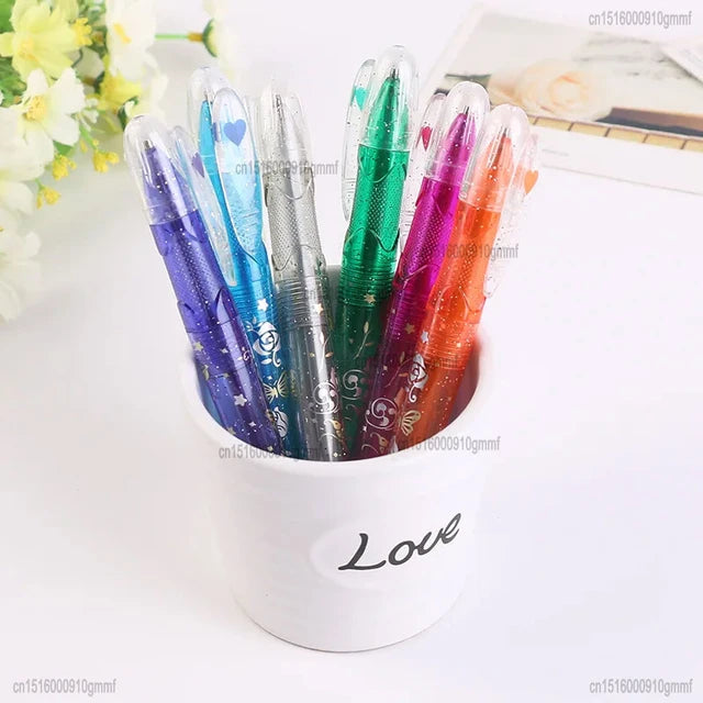 Tatoo Gel Pen 6 Colors || مجموعة اقلام تاتو جل ٦ لون