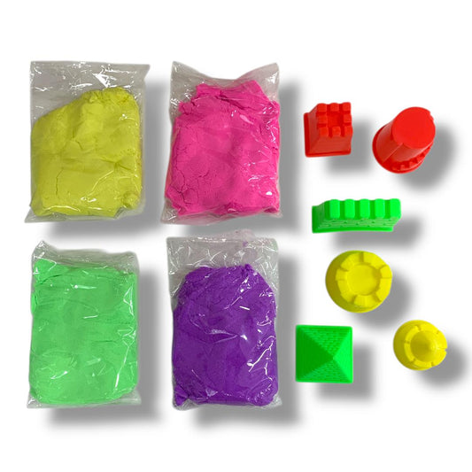 Kinetic Sand 4 Assorted Colors 800 g || رمل سحري 4 لون 800 جرام