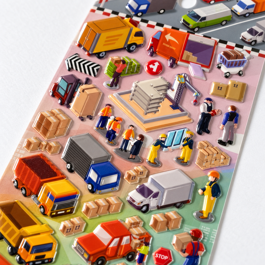 A&T Embossed Stickers Vehicles #4 || ستيكرات بارزة اي اند تي سيارات #4
