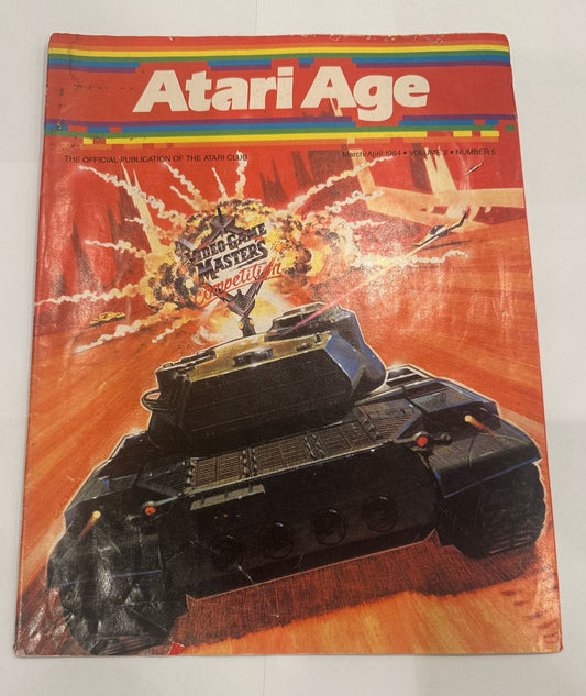 Atari Magazines 2 Pcs issues 4,5 years 1983,1984 || مجموعة من نسختين لمجلة اتاري الاعداد ٢-٤و٥ لسنة - ١٩٨٣ و ١٩٨٤