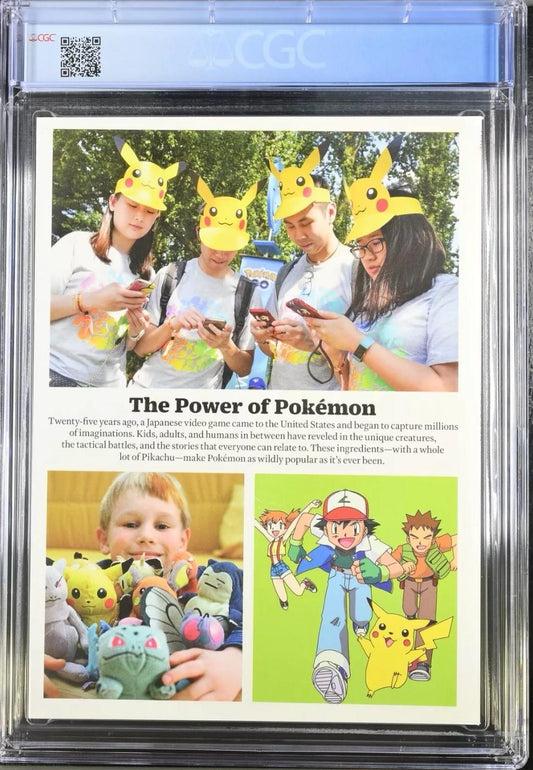 CGC-graded special edition Time Magazine Pokémon’s 25th anniversary || العدد الخاص من مجلة تايم بمناسبة الذكرى الـ25 لبوكيمون مُصنّف من CGC