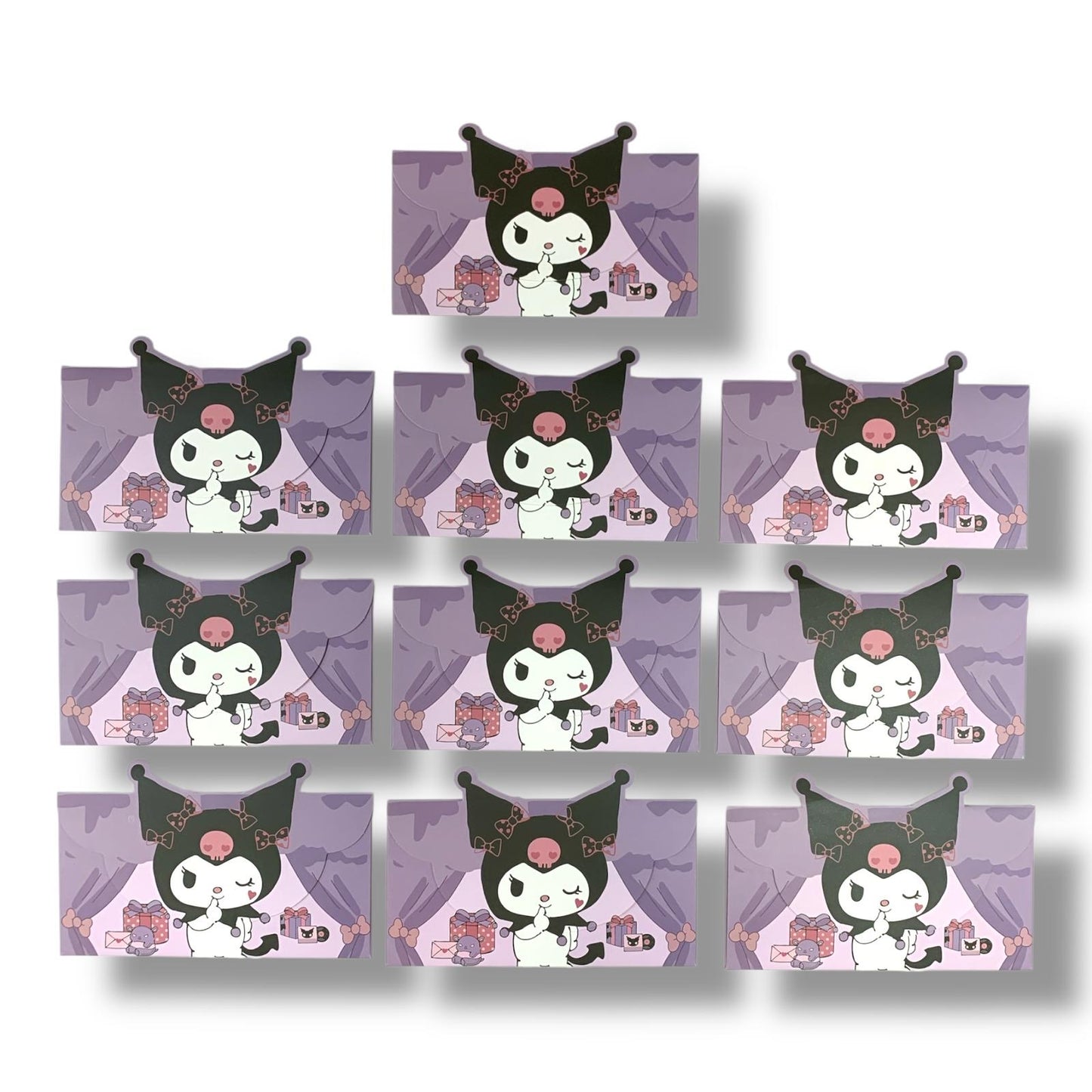 Girgian Envelopes 10 Pcs Kuromi || اظرف قرقيعان ١٠ حبة كرومي