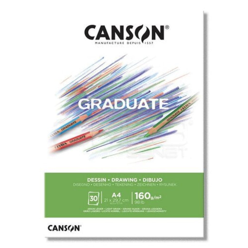 كتاب رسم كانسون جراديوت دراونج A4 || Canson GRADUATE Drawing A4