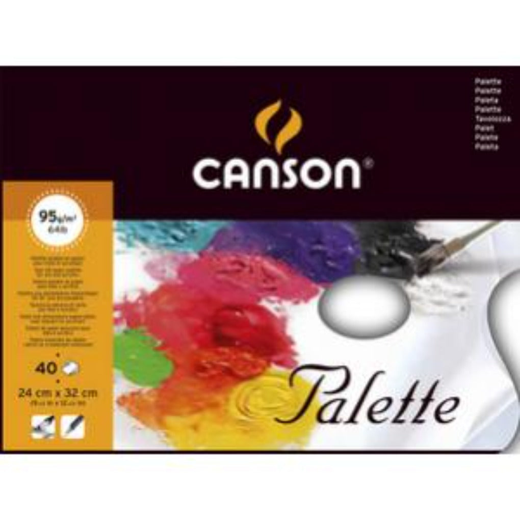 Canson Pallete 40 sheets size 32*24 Cm || باليت كانسون عدد 40 باليته حجم 32*24 سم