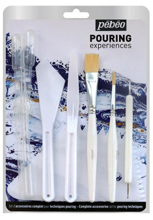 Pebeo Pouring Experience Accesories Set || مجموعه اكسسوارات بيبيو لالوان السكب