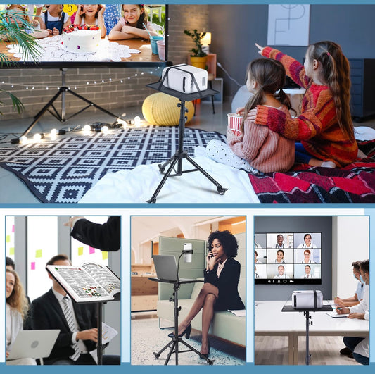 SMQ Multifunction Portable Stand With Wheels + Bag - Metal || إس إم كيو ستاند معدني متعدد الاستخدامات مع عجلات