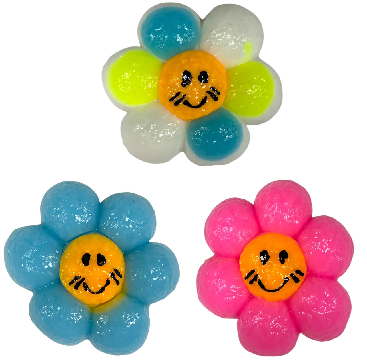 Flowers Squishy Assorted Colors || ورد سكويشي الوان متعددة