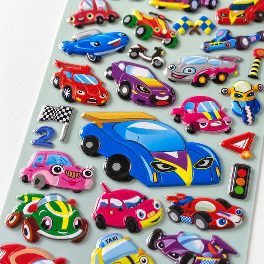 A&T Embossed Stickers Vehicles #10 || ستيكرات بارزة اي اند تي سيارات #10