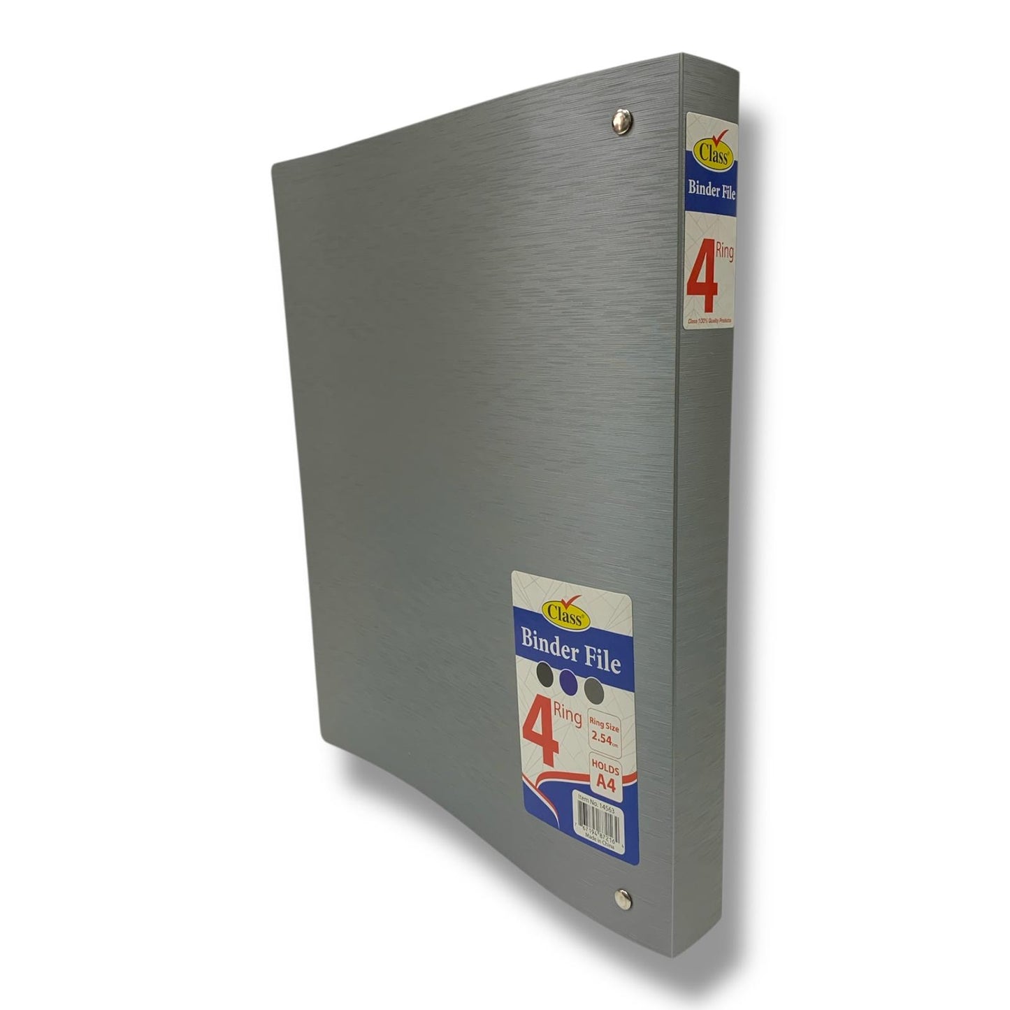 Class 4 Ring Binder File Grey Color || ملف كلاس 4 حلقات لون رمادي