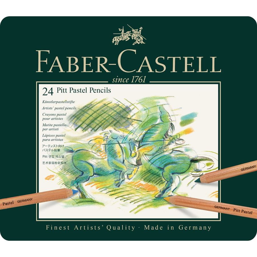 Faber-Castell Pitt Pastel Pencils, 24 Colors – official product gallery photo 1