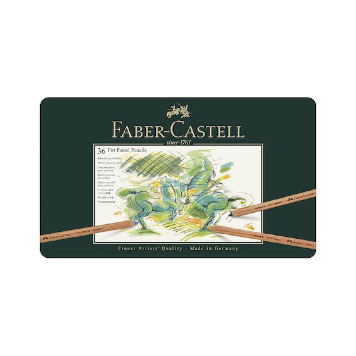 Faber-Castell Pitt Pastel Pencils, 36 Colors || أقلام باستيل فابر كاستل بيت، 36 لونًا
