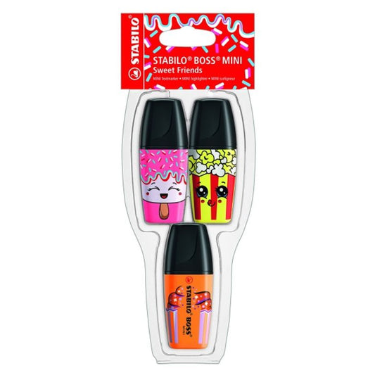 STABILO BOSS MINI Sweet Friends 3-pack exact edition photograph 1