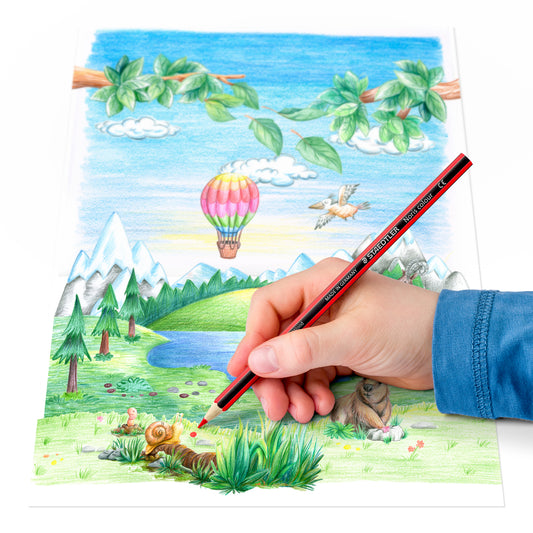 Staedtler Noris Colored Pencils 24 Color – official product use and detail 3