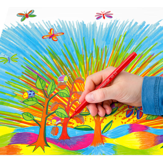 staedtler fibre tip pens 12 colors – official product detail or demonstration 4