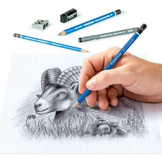 Staedtler Sketching Set 12 Pcs – official product detail or demonstration 5