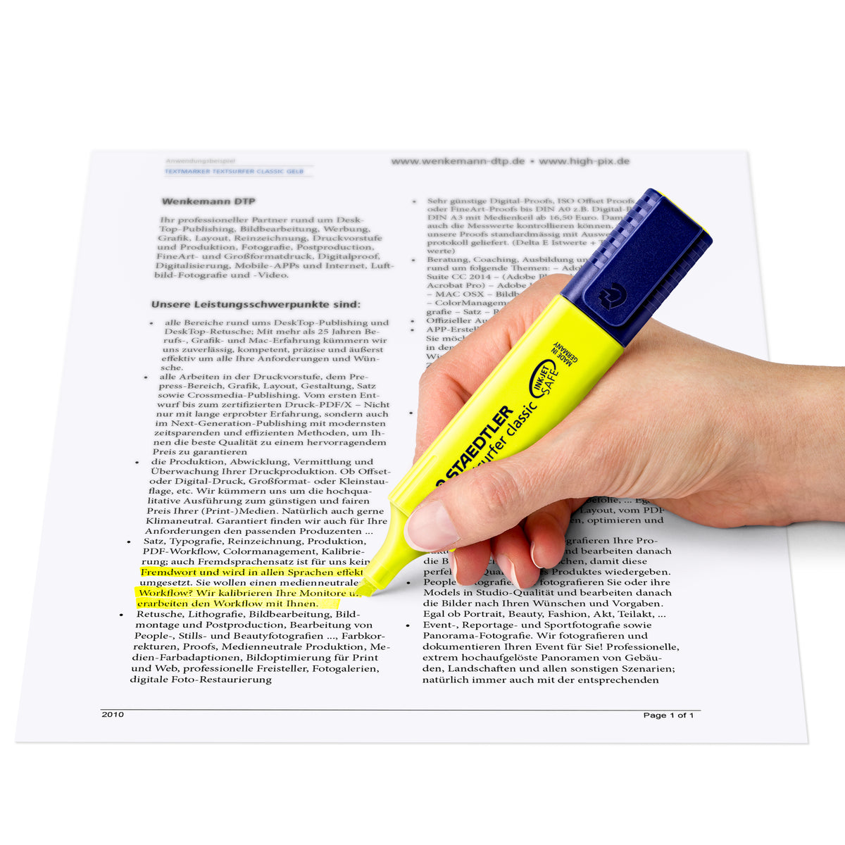 staedtler highlighter 8 colors – official product detail or demonstration 4